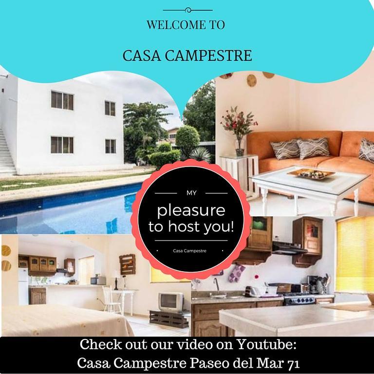 Casa Campestre Apartment Cancun Bagian luar foto