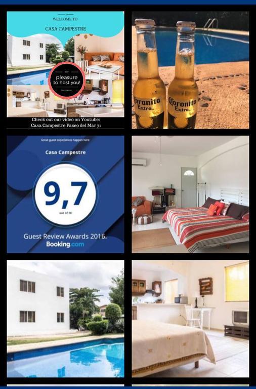 Casa Campestre Apartment Cancun Bagian luar foto